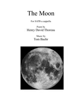 The Moon SATB choral sheet music cover